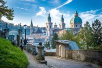 Salzburger Dom vom Stieglkeller • © Tourismus Salzburg / Günter Breitegger