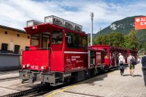 Aktuelle Lok der Schafbergbahn in St. Wolfgang. Die Aufnahme entstand 2019 noch an der alten Talstation. • © alpintreff.de / christian schön