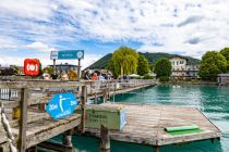 Neben dem Schiffsanleger im gegenüberliegenden Attersee ist Weyregg der zweite Knotenpunkt der Attersee-Schifffahrt. • © alpintreff.de / christian schön