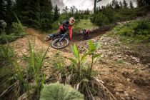 Unterwegs im Bikepark Schladming. • © Bikepark Schladming, Roland Haschka