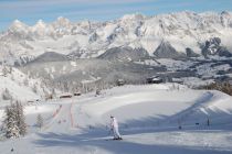 Der Reiteralm-See dient im Winter der Beschneiung des Skigebietes.  • © Reiteralm Bergbahnen