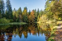 Der Bödelesee ist im Herbst besonders schön. • © Agnes Ammann, Vorarlberg Tourismus