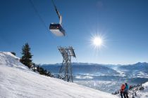 Die Seegrubenbahn im Skigebiet Nordkette im Winter. • © Innsbruck Tourismus / Andre Schönherr