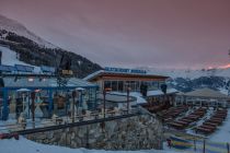 Abendstimmung auf der Möseralm in Fiss. • © Fisser Bergbahnen GmbH, www.foto-mueller.com