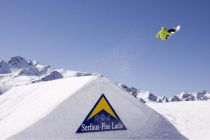 Hoch hinaus im Snowpark Fiss. • © Fisser Bergbahnen GmbH