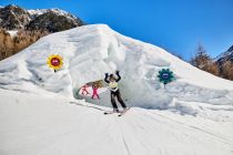 Skifahr-Spaß für die ganze Familie im Skigebiet Gries. • © Ötztal Tourismus, Christian Schneider