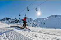 Fun im WIDI Funpark im Skigebiet Hochoetz. • © Ötztal Tourismus, Christian Schneider