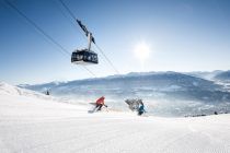 Das Skigebiet Nordkette mit der Seegrubenbahn. • © Innsbruck Tourismus / Andre Schönherr