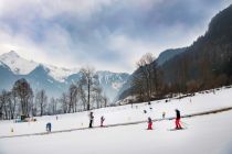 Der Horberg Shuttle - ein Förderband im Skigebiet Penken. • © Mayrhofner Bergbahnen