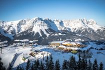 Blick auf den winterlichen Bergkaiser. • © SkiWelt Wilder Kaiser - Brixental - Mathäus Gartner