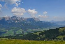 Blick vom Brandstadl (Scheffau) auf den Wilden Kaiser • © alpintreff.de / christian schön