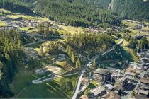 Die neue Schtirggar Line in der Bike Republic Sölden schlängelt sich von Innerwald aus über leichte Steilkurven rund 1,3 Kilometer ins Ortszentrum von Sölden. • © Ötztal Tourismus / Christoph Nösig 