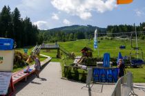 Bahnende der Sommerrodelbahn Blomberg Classic • © alpintreff.de / silke schön