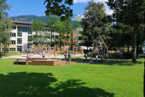 Der Spielplatz im Maria-Schiffer-Park in St. Johann im Pongau. • © Stadtgemeinde St. Johann im Pongau, Erwin Viehhauser