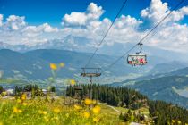 Nicht nur im Winter, sondern auch im Sommer in Betrieb: Der Star Jet 2 in Flachau • © Snow Space Salzburg