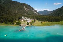 Das Strandbad am Weissensee in Kärnten. • © Gemeinde Stockenboi