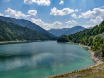 Der Sylvenstein-Stausee bei Lenggries • © alpintreff.de / christian schön