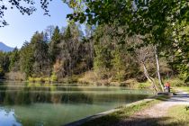 Der Starkenberger See in Tarrenz.
 • © Imst Tourismus, Bernhard Warter