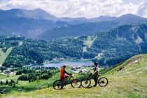 Tolle Aussichten auf den Turracher See aus der Trail Area. • © Turracher Höhe Marketing, Hannes Wallner