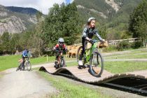 Jede Menge Spaß und Herausforderungen im  MTB-Skill Center in Umhausen. • © Ötztal Tourismus