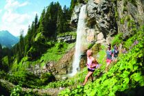 Der Johanneswasserfall in Untertauern. • © Tourismusverband Obertauern