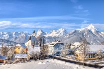 Ein herrlicher Blick auf Vorderstoder im Winter. • © Urlaubsregion Pyhrn-Priel, Sulzbacher