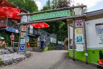 Hier geht´s hinauf zum Abenteuerberg Wurbauerkogel. • © alpintreff.de - Christian Schön