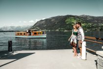 Das Nostalgieschiff auf dem Zeller See.  • © Zell am See-Kaprun Tourismus / Schmittenhöhebahn