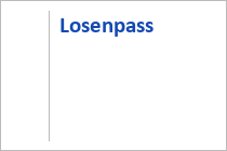 Losenpass - Passhöhe zwischen Schwarzenberg und Dornbirn am Rand des Bregenzerwaldes