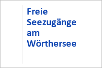 freie Seezugänge - Wörthersee - Kärnten