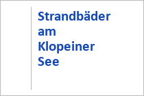 Strandbäder am Klopeiner See - St. Kanzian - Kärnten