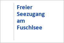 Freier Seezugang am Fuschlsee - Fuschl am See - Salzburger Land