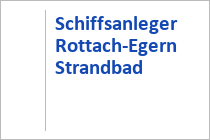 Schiffsanleger Strandbad - Tegernsee - Rottach-Egern- Alpenregion Tegernsee-Schliersee