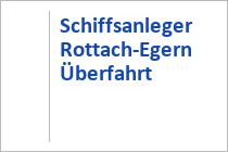 Schiffsanleger Überfahrt - Tegernsee - Rottach-Egern - Alpenregion Tegernsee-Schliersee