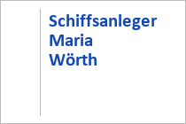 Schiffsanleger Maria Wörth - Wörtherseeschifffahrt - Wörthersee - Kärnten