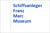 Schiffsanleger Franz Marc Museum - Kochel am See - Zwei-Seen-Land - Tölzer Land