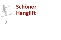 Schöner Hanglift