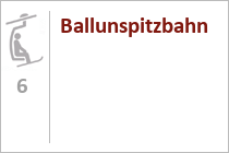 6er Sesselbahn Ballunspitzbahn - Seilbahn im Skigebiet Galtür-Silvapark - Galtür - Paznauntal - Tirol