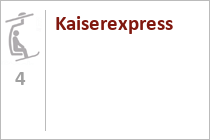 Sesselbahn Kaiserexpress - Hartkaiser - Ellmau