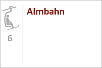 Sesselbahn Almbahn - Skigebiet Ellmau am Wilden Kaiser