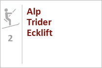 Alp Trider Ecklift - Skilift in Samnaun