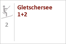Skilifte Gletschersee 1+2 - Zugspitze