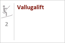 Schlepplift Vallugalift  - St. Anton  - Skigebiet SkiArlberg - St. Anton - Lech - Warth - Schröcken