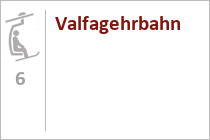 6er Sesselbahn Valfagehrbahn  - St. Anton  - Skigebiet SkiArlberg - St. Anton - Lech - Warth - Schröcken