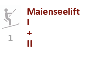 Schlepplift Maienseelift I + II  - St. Anton  - Skigebiet SkiArlberg - St. Anton - Lech - Warth - Schröcken