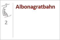 Doppelsesselbahn Albonagratbahn  - St. Anton  - Skigebiet SkiArlberg - St. Anton - Lech - Warth - Schröcken