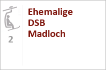 Ehemalige Doppelsesselbahn Madloch  - Zürs  - Skigebiet SkiArlberg - St. Anton - Lech - Warth - Schröcken