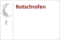 Doppelsesselbahn Rotschrofen  - Lech  - Skigebiet SkiArlberg - St. Anton - Lech - Warth - Schröcken