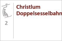 Doppelsesselbahn Christlum - Skigebiet Christlum - Achenkirch - Achensee