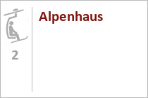 Doppelsesselbahn Alpenhaus - Skigebiet Kitzbüheler Horn